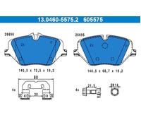 ATE 13.0460-5575.2 Brake pad set