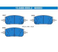 Front Disc Brake Pad Set ATE Fits MAZDA Mx-30 20- DNYJ-33-28Z