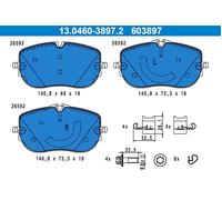 ATE 13.0460-3897.2 Brake pad set