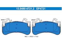 Front Disc Brake Pad Set ATE Fits MERCEDES Eqe Suv Eqs 21-25 0004200706