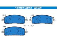 ATE 13.0460-5580.2 Brake pad set