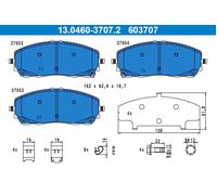 Front Disc Brake Pad Set ATE Fits TOYOTA C-Hr 23- 04465-F4050