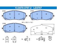 Front Disc Brake Pad Set ATE Fits TOYOTA C-Hr 23- 04465-F4050