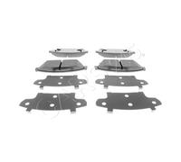 FRONT Disc Brake Pad SET Fits CADILLAC CHEVROLET OPEL Astra VAUXHALL 13301234
