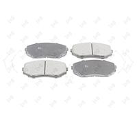 ABAKUS Brake Pad Set Disc Brake 231-01-400 for Mitsubishi, 15.3 mm