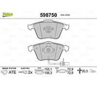 Front Disc Brake Pad Set VALEO Fits AUDI A6 Avant Allroad 4B C5 4B0698151R NEW