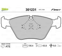 VALEO 301231 Brake pad set