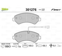 VALEO 301276 Brake pad set