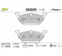 Front Disc Brake Pad Set VALEO Fits SKODA VW SEAT AUDI Citigo Fabia I 1S0698151