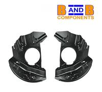 FRONT DISC BRAKE PROTECTION BACK PLATES PAIR BMW X5 E53 A1187