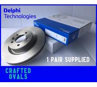 Front Disc Brakes for Land Rover Discovery 3 4.4 V8 Petrol SDB000614 DELPHI