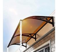 Front Door Awning Canopy - Waterproof Sunshade for Porch & Window Self-Cleaning with Aluminum Bracket Ideal for Patio & Back Door Protection (Color: A)