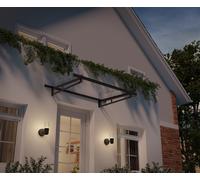 Front Door Canopy 0.9x1.5m Awning Entranceway Shelter Cover Bremen
