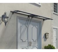 Palram Patio Cover Altair Door Awning Canopy 3000 Clear - Grey Palram Grey