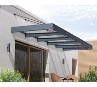 Front Door Canopy Awning 140x471cm Weather Protection Sophia XL 5000 Grey Clear