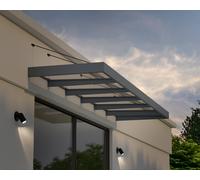 Front Door Canopy Awning 140x565cm Weather Protection Sophia XL 6000 Grey Clear