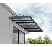 Front Door Canopy Awning 140x660cm Weather Protection Sophia XL 7000 Grey Clear