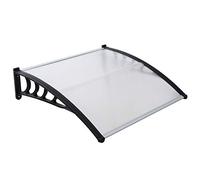 Front Canopy Porch Rain Protector Awning Lean-To Roof Shelter 80 X 120cm Gr8 Garden Clear One Size