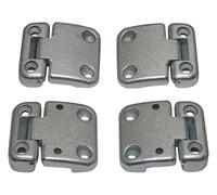 Front Door Hinge Kit 4 Pieces Puma Fixings Fits Land Rover Defender DA1070SS Britpart