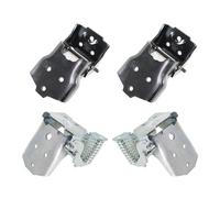 Front Door Hinge Kit Compatible with 1970-1981 Chevy Chevrolet Camaro Impala Pontiac Firebird 4pc Set - Upper and Lower Hinge Kit