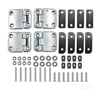 Front Door Hinge Kit DA1070W Compatible with Land Rover 3 Defender 1983-2016 Guardian and & Series TD5 with Stainless Bolts Heavy-Duty Hinges BDB710220