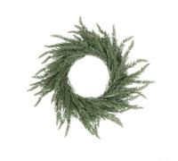 Front Door Holiday Wreath 35cm Round Green PVC(20CM B)