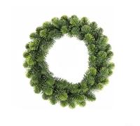 Front Door Holiday Wreath 35cm Round Green PVC(30CM)