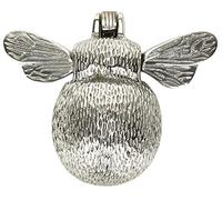 Front Door Knocker - Solid Brass Bumble Bee - Chrome Finish - UK Company