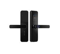 Front Door Lock Biometric Fingerprint Security Intelligent Tuya Smart Password Electronic Door Lock to Open The Remotely(24x235 5572 R)
