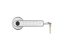 Front Door Lock Home Smartlife Fingerprint & PIN Wireless Smart Handle Lock Biometrics Tuya Blue-Tooth Access Control Door(Kit4)