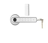 Front Door Lock Home Smartlife Fingerprint & PIN Wireless Smart Handle Lock Biometrics Tuya Blue-Tooth Access Control Door(Kit5)