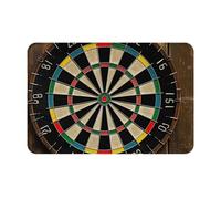 Front Door Mat 16 x 24 in Heavy Duty Welcome Mat for Outdoor Indoor Dart Board Doormat Dirt Resist Entryway Mat Absorbent Flannel Bath Mat Non-Slip Floor Mats