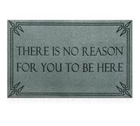 Front Door Mat Funny Welcome Mats Brown There is No Reason for You to Be Here Mats Non Slip Durable Inside Outside Entryway Ideal for Home High Traffic Area Durable Resist Dirt Farmhouse Doormat