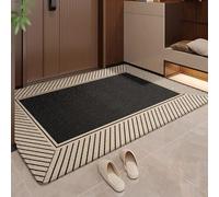 Front Door Mat Indoor Outdoor Entrance Doormat, Low Profile Floor Mats, Resist Dirt Washable Rugs, Non-Slip Carpet for Patio, Porch, Entry, Kitchen, Living Room,E,120x120cm