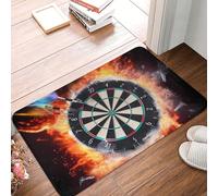 Front Door Mat Indoor Outdoor Entrance Welcome Mat Non Slip Floor Mat Dart Board Doormat for Entryway Rug Inside Outside Entry, Porch, Bathroom Rug 16" x 24" Carpet