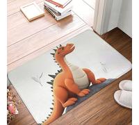 Front Door Mat Outdoor Indoor Welcome Mats 24" x 16" Non Slip Floor Mat Funny Dragon Doormat for Entryway Rug Front Porch Laundry Bathroom Bedroom Rug Entryway Carpet