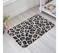 Front Door Mats Outdoor Indoor Kitchen Mat Leopard Print Animal Skin Entrance Doormat Non-Slip Floor Mats For Bathroom Rugs Porch Home 40x60cm