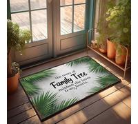 Front Door Mats Outdoor Large Family Tree Roots: Minbon Loves Two Hearts Doormat Patio Decor Outdoor Mats For Home Entrance(65X90CM)