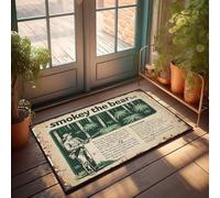 Front Door Mats Outdoor Large Smokey The Bear: A Vintage Forest Fire Prevention Poster Doormat Patio Decor Outdoor Mats For Home Entrance(40X60CM)