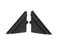 Front Door Mirror Flag Panel Cover, Car Side View Mirror Flag Cover, Deformation Proof Matte Black Finish for 500 2012 to 2019 with OE 1SH16KX7AA Left and 1SH17KX7AA