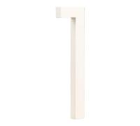 Front Door Numbers, 1pc 6 inches (152mm) Metal Exterior Outdoor Floating House Number White 0-9(1)