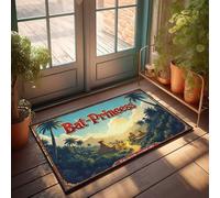 Front Door Rug Outdoor Bat-Princess: Gateway To The Ornamental Valley Doormat Decore For Room Retro Room Decor(65X90CM)