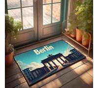 Front Door Rug Outdoor Berlin: The Timeless Beauty Of The Brandenburg Gate Doormat Fall Door Mat Outdoor Fall Rugs For Front Door(50X80CM)