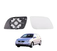Front Door Wing Compatible For 9N, 6Q0 857 522C Car Rear View Glass Lens Wide Anti-Glare, Right Hebstw Replacement Heated Wing Mirror Glass