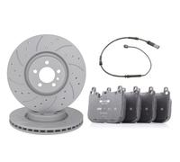 Front Drilled Slotted Discs Ferodo Racing Pads For BMW M140i M240i 34116792223