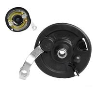 Front Drum Brake Assembly for 80 Type Electric Scooter, Plastic Iron Aluminum Shell Housing, Responsive Braking System with Waterproof Coating for Enhanced Safety and Durability(Plastic Lid)