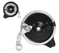 Front Drum Brake Assembly For 80 Type Electric Scooter With Plastic Iron Aluminum Shell Black Finish Reliable Stopping Power And Weather Resistant Coating Enhanced Safety(Aluminum Shell)
