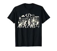 Front End Developer Evolution Coding Programmer Design T-Shirt