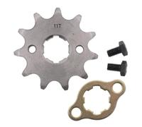 Front Engine 520 10T 11T 12T 13T 14T 15T Teeth 20mm Chain Sprocket With Retainer Plate Locker For Motorcycle Dirt Bike ATV Engine Sprockets