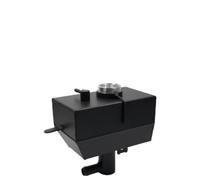 Front Engine Coolant Reservoir Black Aluminum Compatible with 2018+ JL and 2020+ JT Models with 2.0L and 3.6L Engines